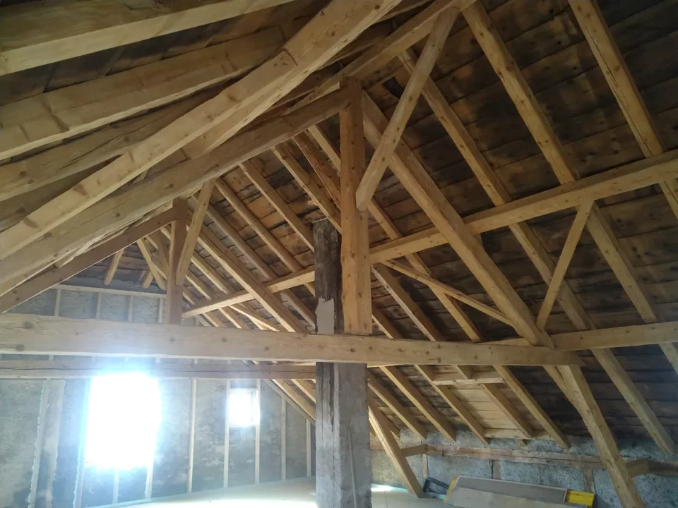 Scheunendachstuhl: Baustelle von Ma-Tek (Softstrahlen), Foto 2
