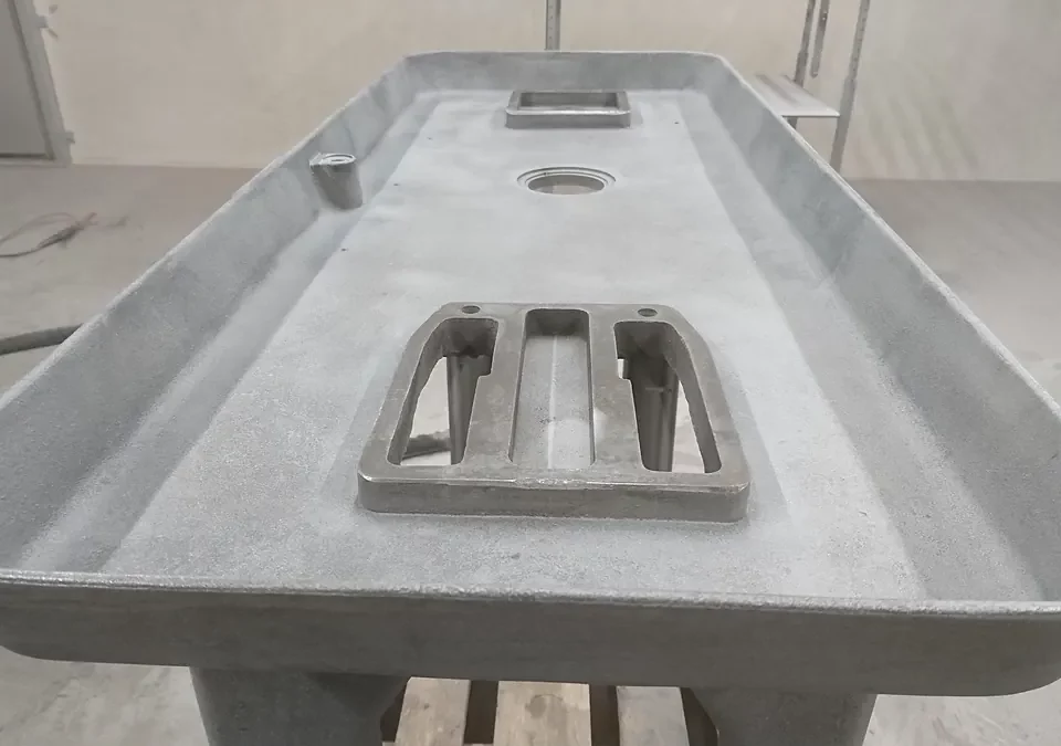 Maschinengestell: Baustelle von Ma-Tek (Sandstrahlen), Foto 1