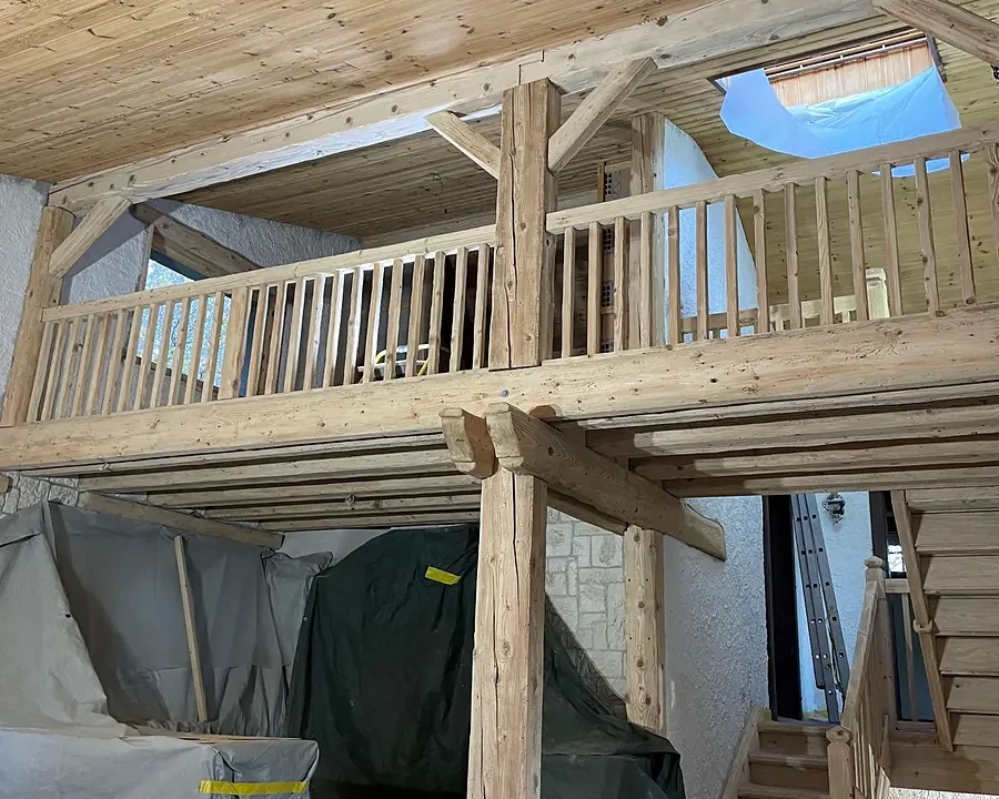 Haus: Treppen, Türen und Cheminée: Baustelle von Ma-Tek (Softstrahlen), Foto 4