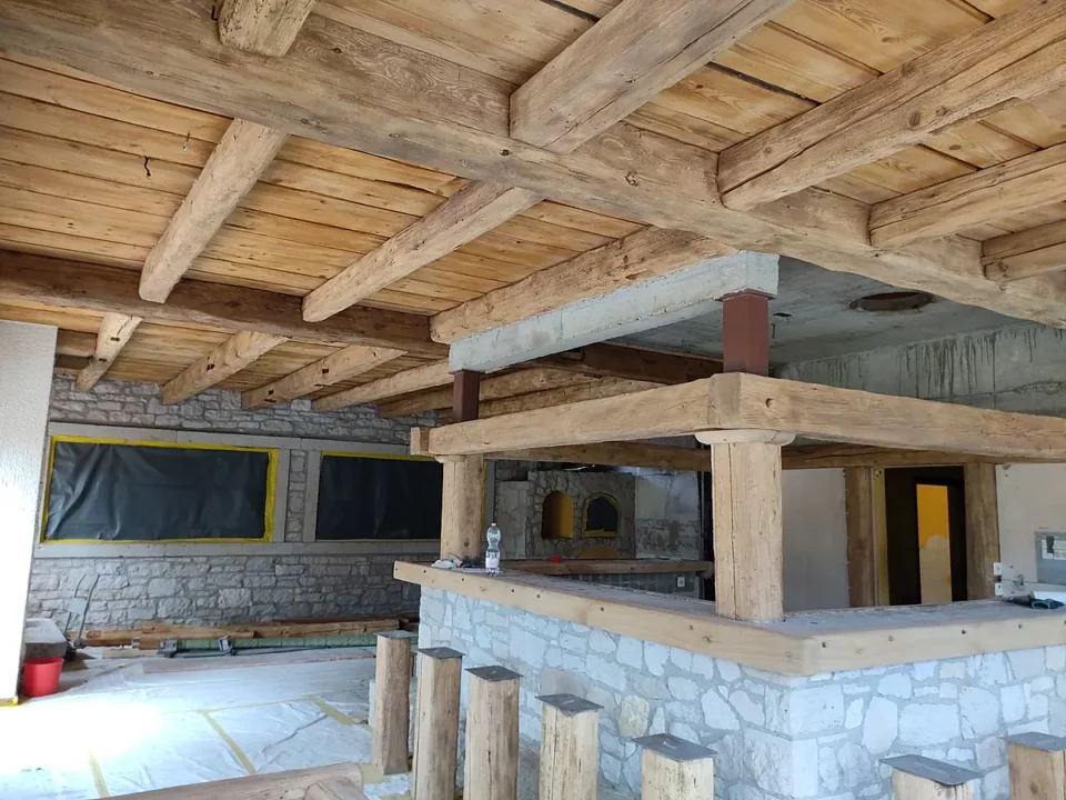Restaurant du Gros-Pré: Baustelle von Ma-Tek (Softstrahlen), Foto 2