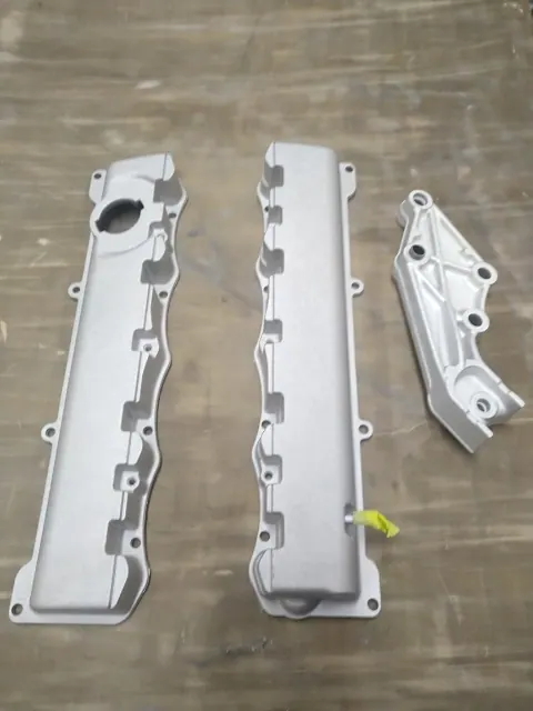 Aluminium-Ventildeckel nach dem Glasperlenstrahlen