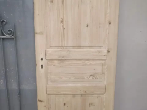 Innentür aus Tanne nach dem Softstrahlen