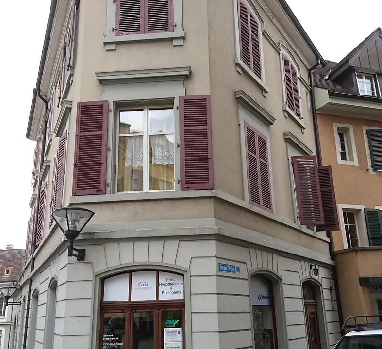 Hausfassade in der Altstadt – Baustelle von Ma-Tek (Nassstrahlen), Foto 2