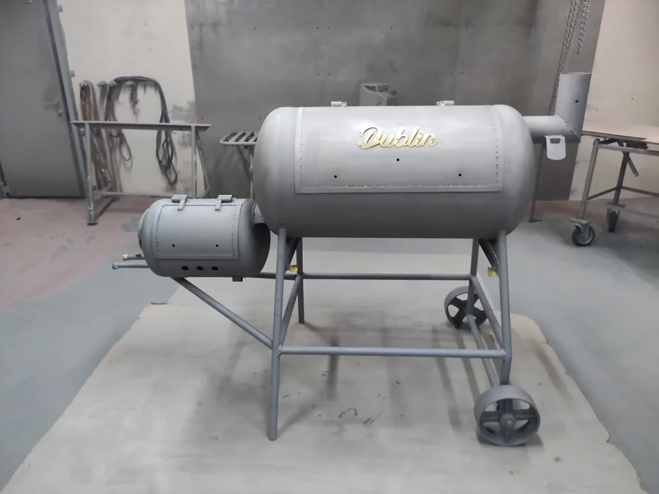Räucherofen und Grill – Baustelle von Ma-Tek (Sandstrahlen), Foto 1